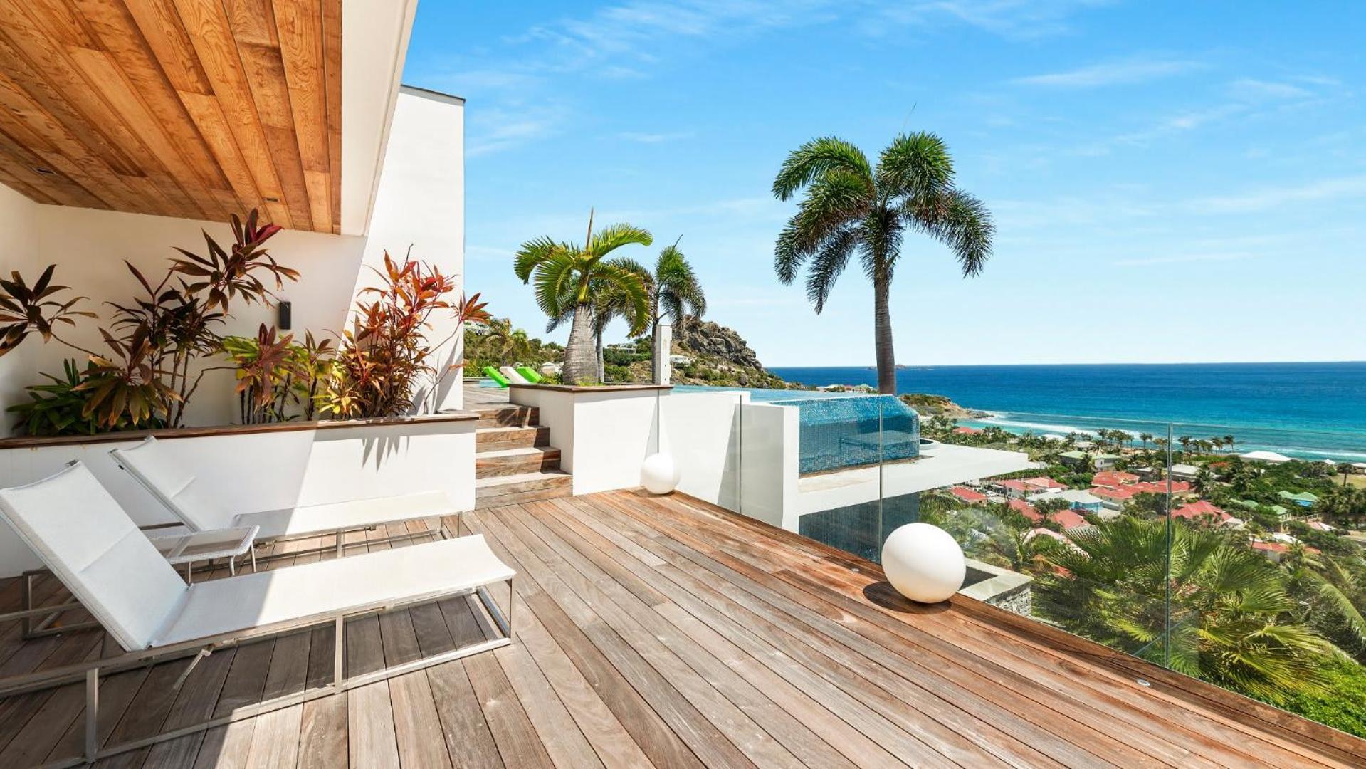 Villa Architecture Jewel Set On A Hillside à St. Barthelemy Extérieur photo