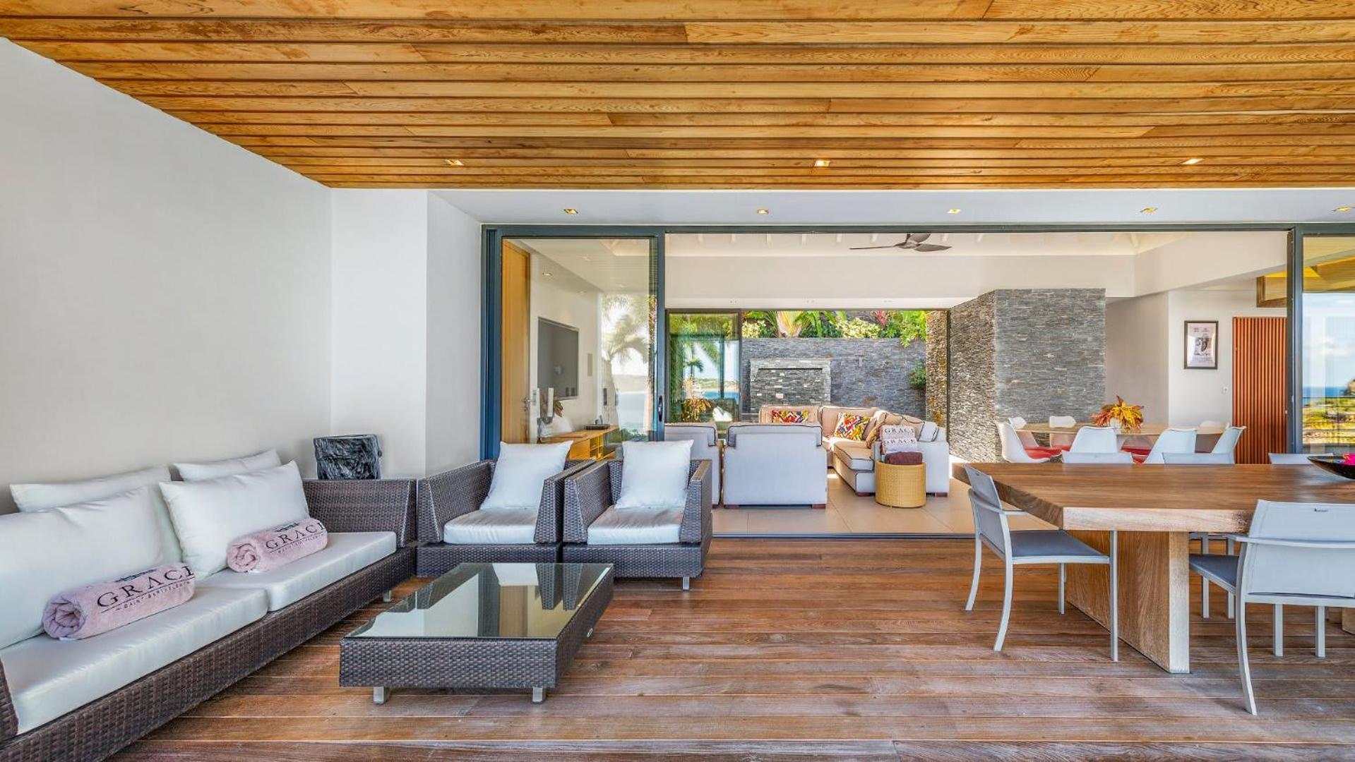 Villa Architecture Jewel Set On A Hillside à St. Barthelemy Extérieur photo