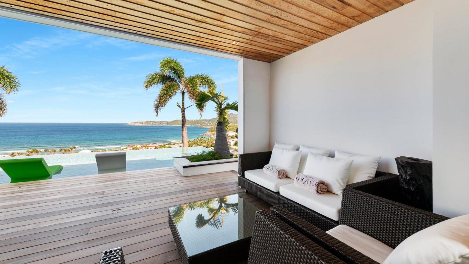 Villa Architecture Jewel Set On A Hillside à St. Barthelemy Extérieur photo