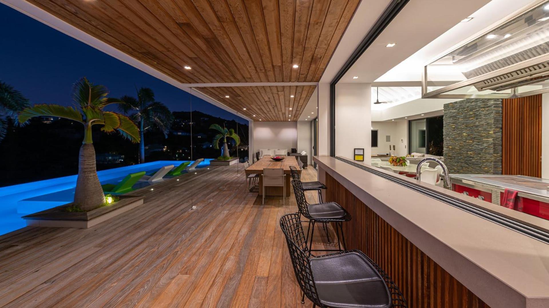 Villa Architecture Jewel Set On A Hillside à St. Barthelemy Extérieur photo
