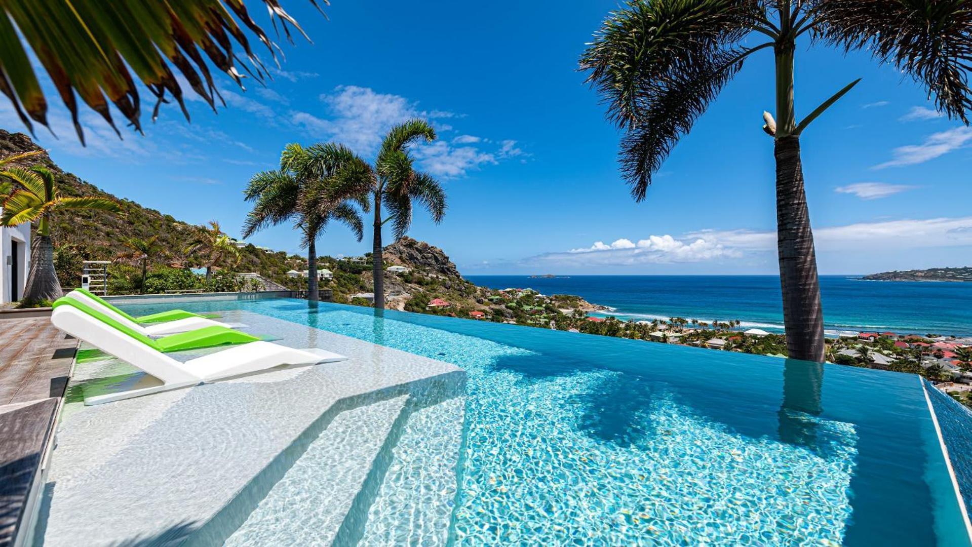 Villa Architecture Jewel Set On A Hillside à St. Barthelemy Extérieur photo