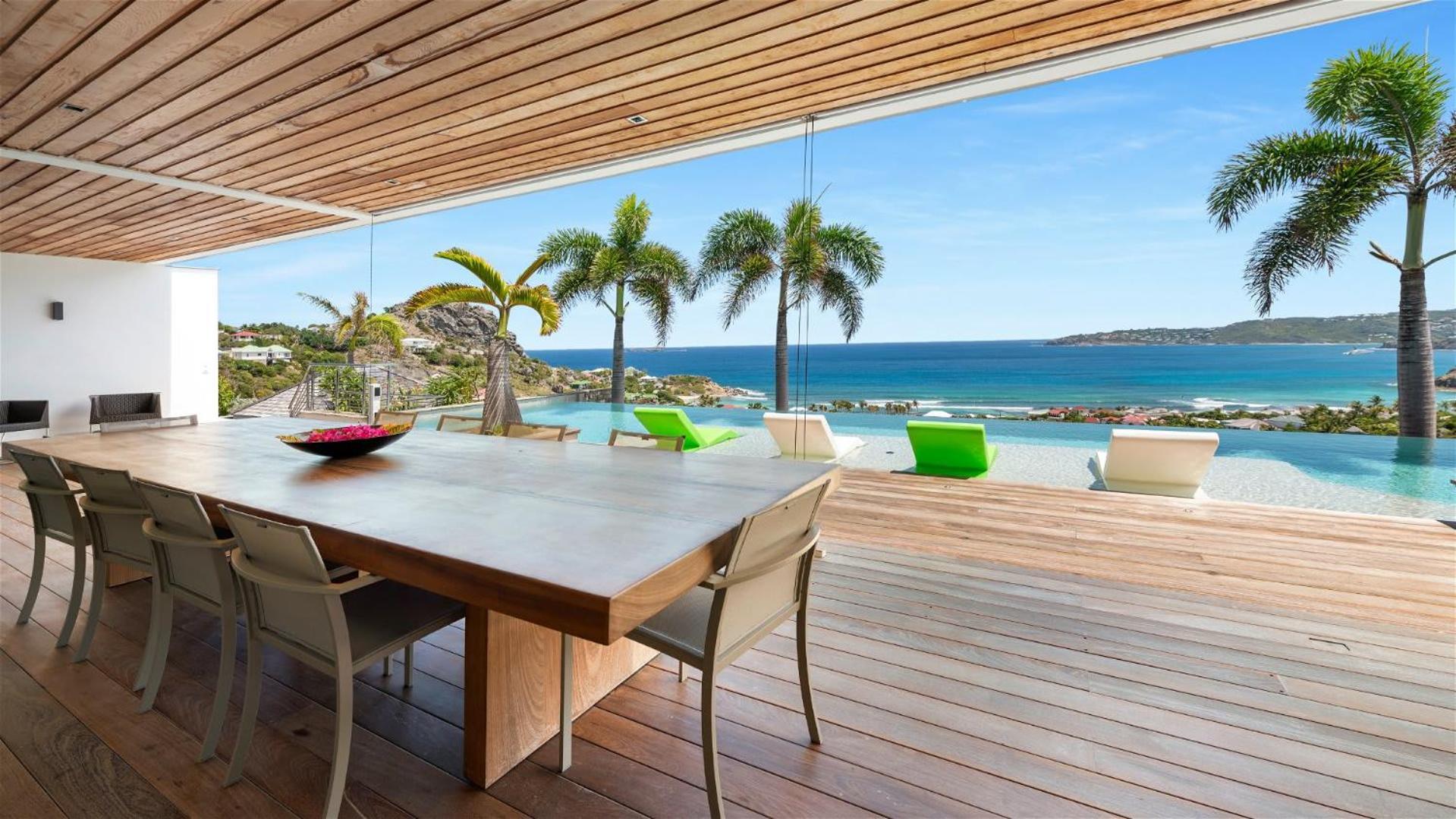 Villa Architecture Jewel Set On A Hillside à St. Barthelemy Extérieur photo