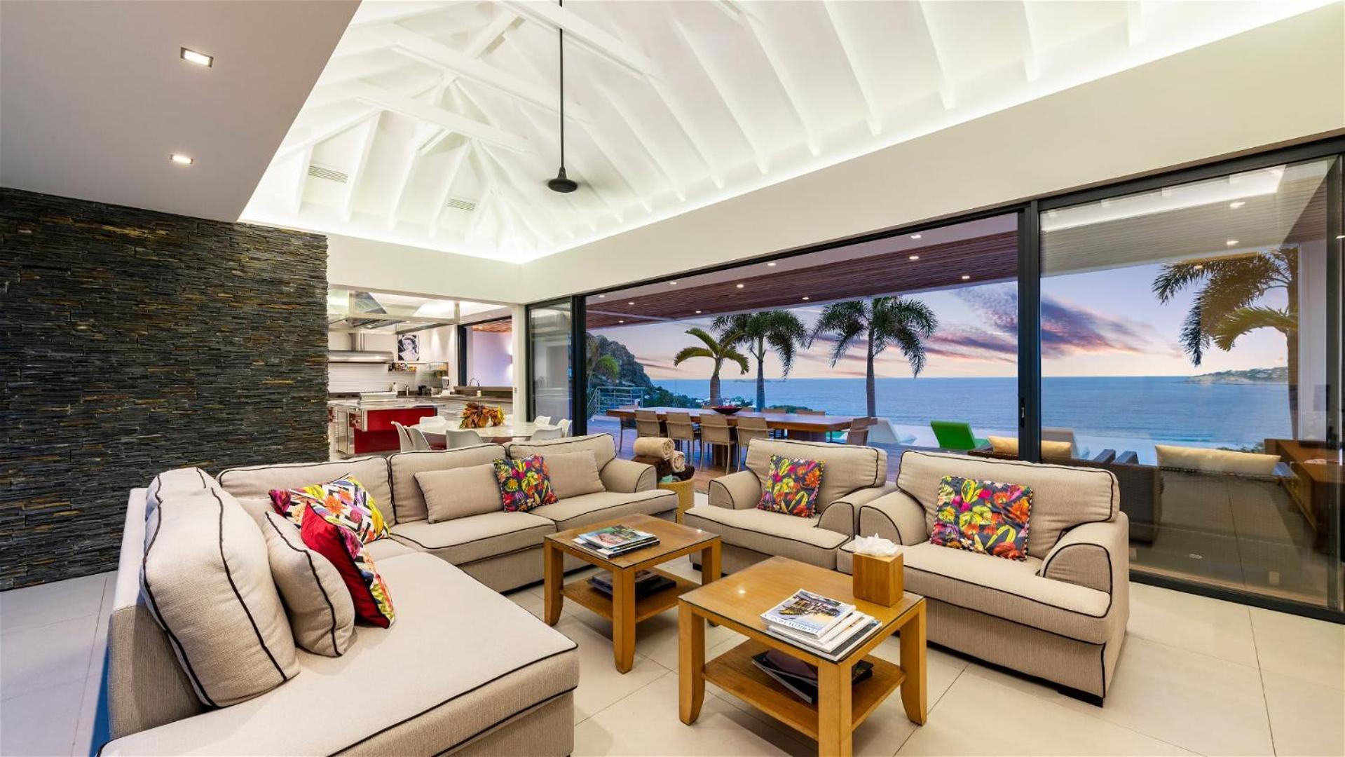 Villa Architecture Jewel Set On A Hillside à St. Barthelemy Extérieur photo