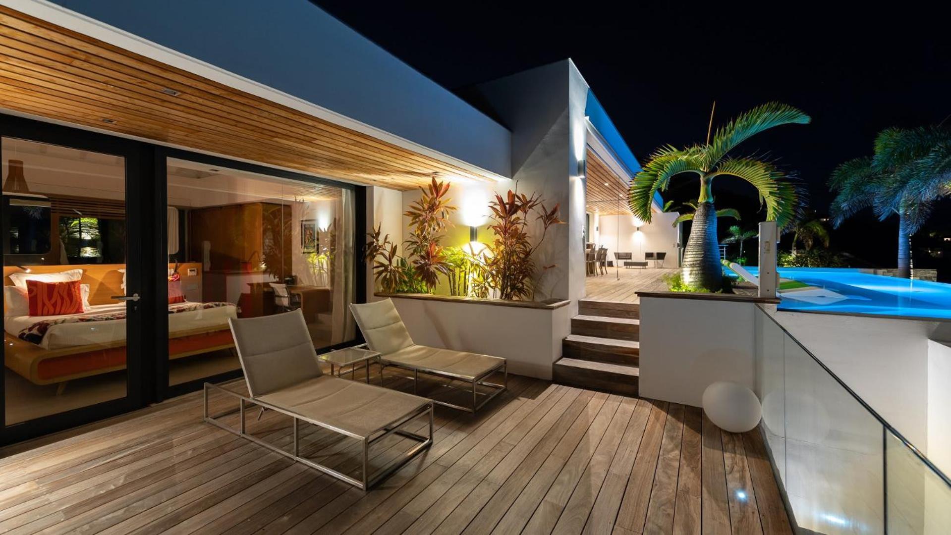 Villa Architecture Jewel Set On A Hillside à St. Barthelemy Extérieur photo