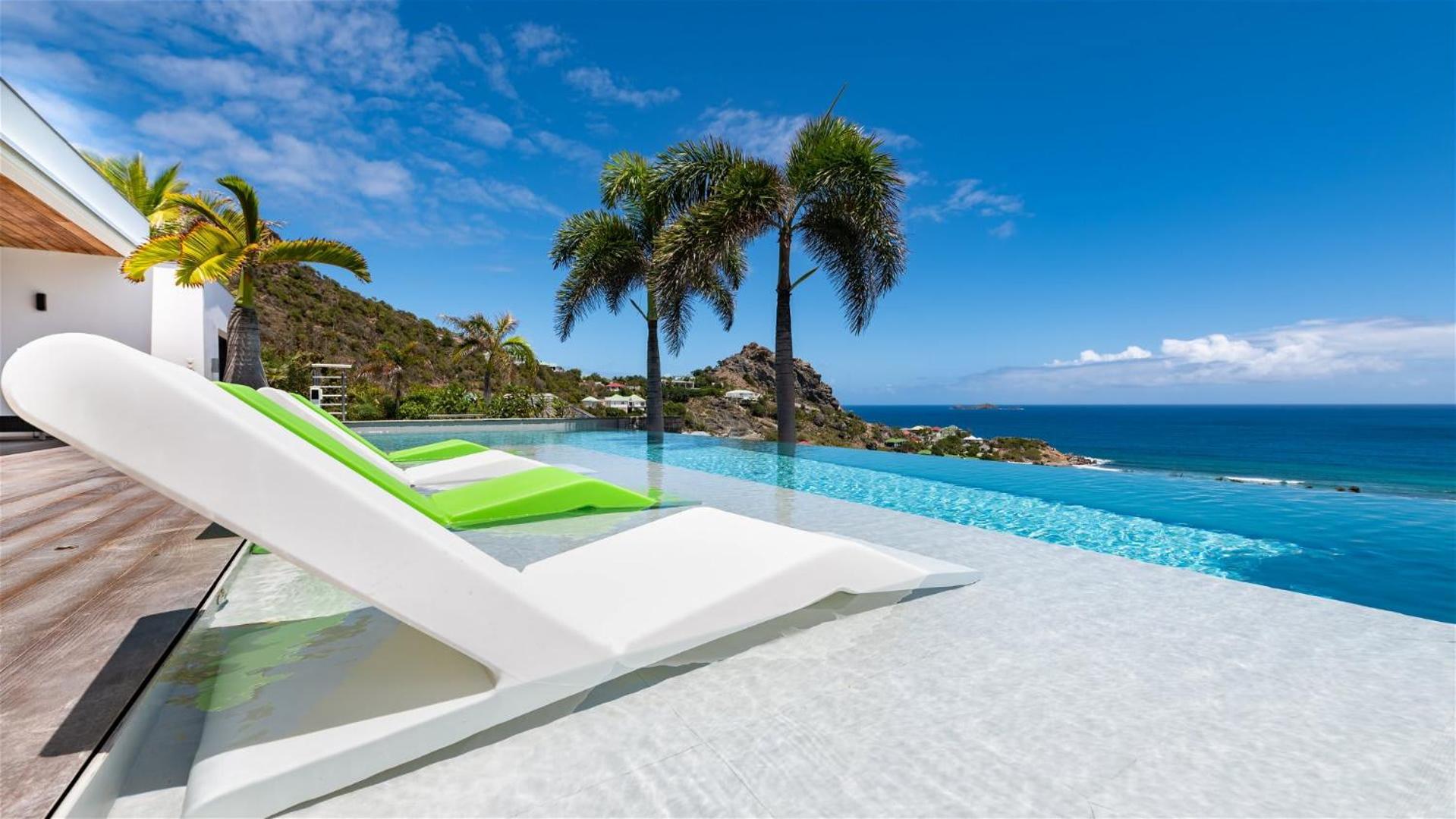 Villa Architecture Jewel Set On A Hillside à St. Barthelemy Extérieur photo