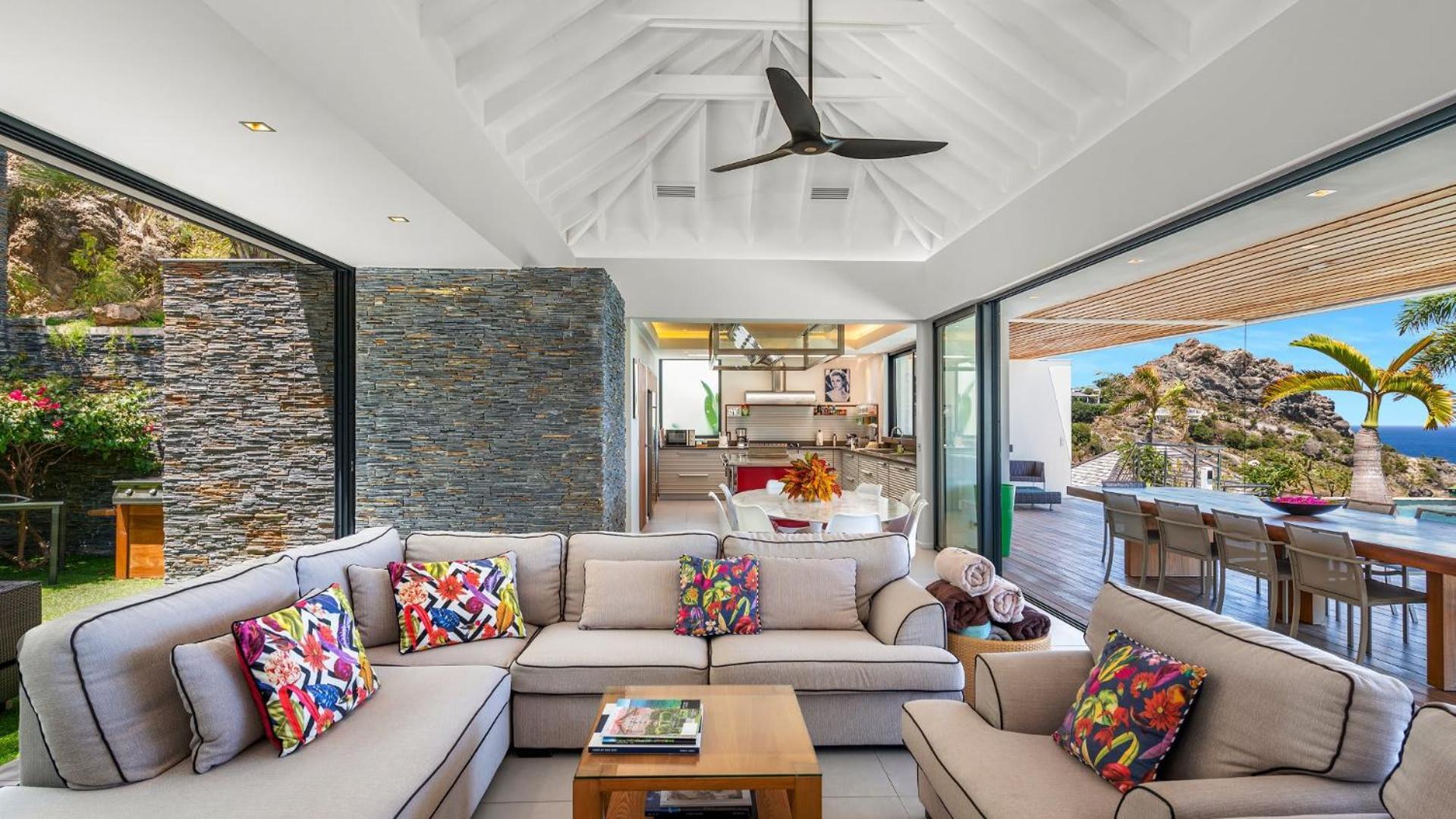 Villa Architecture Jewel Set On A Hillside à St. Barthelemy Extérieur photo
