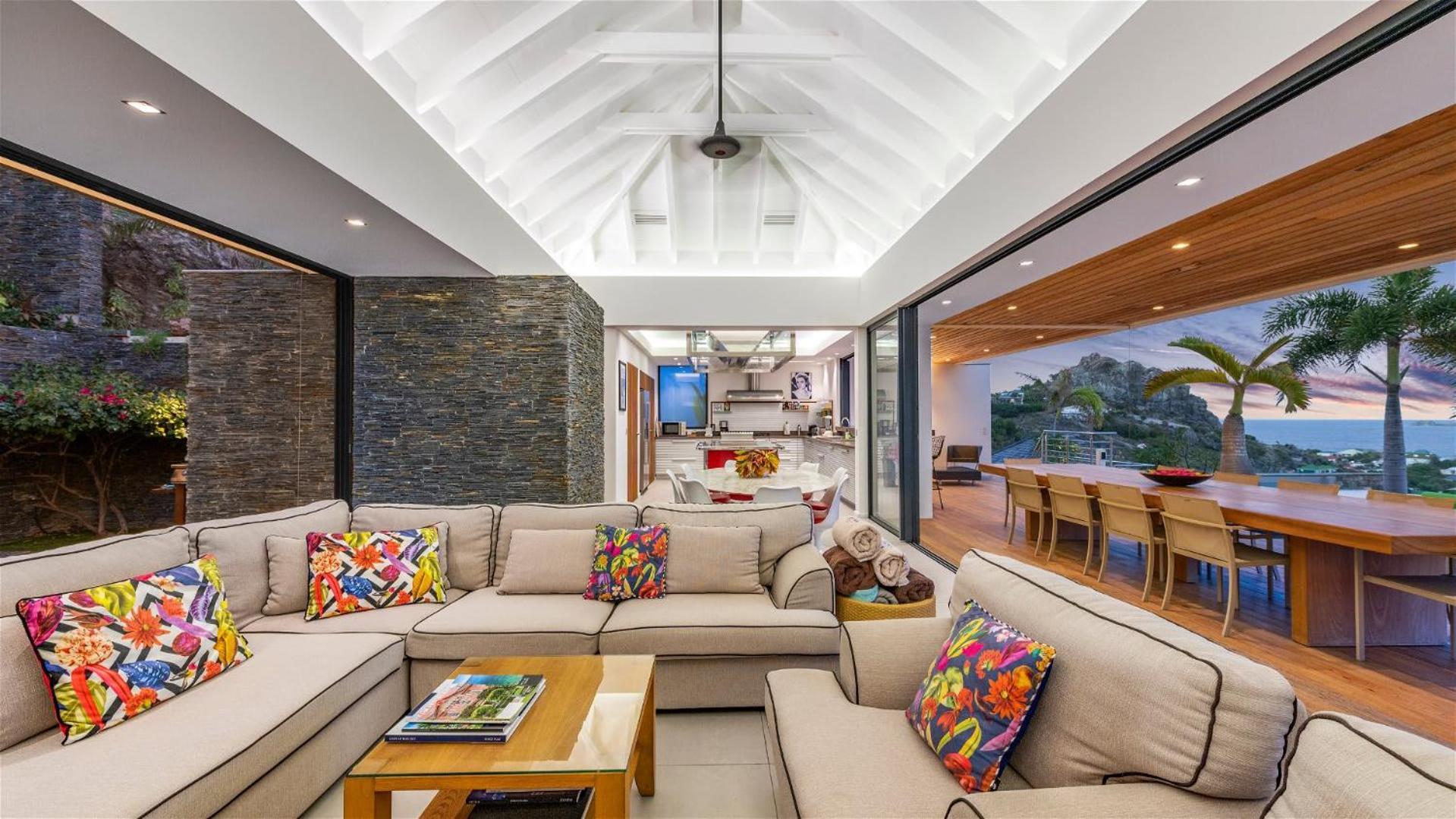 Villa Architecture Jewel Set On A Hillside à St. Barthelemy Extérieur photo