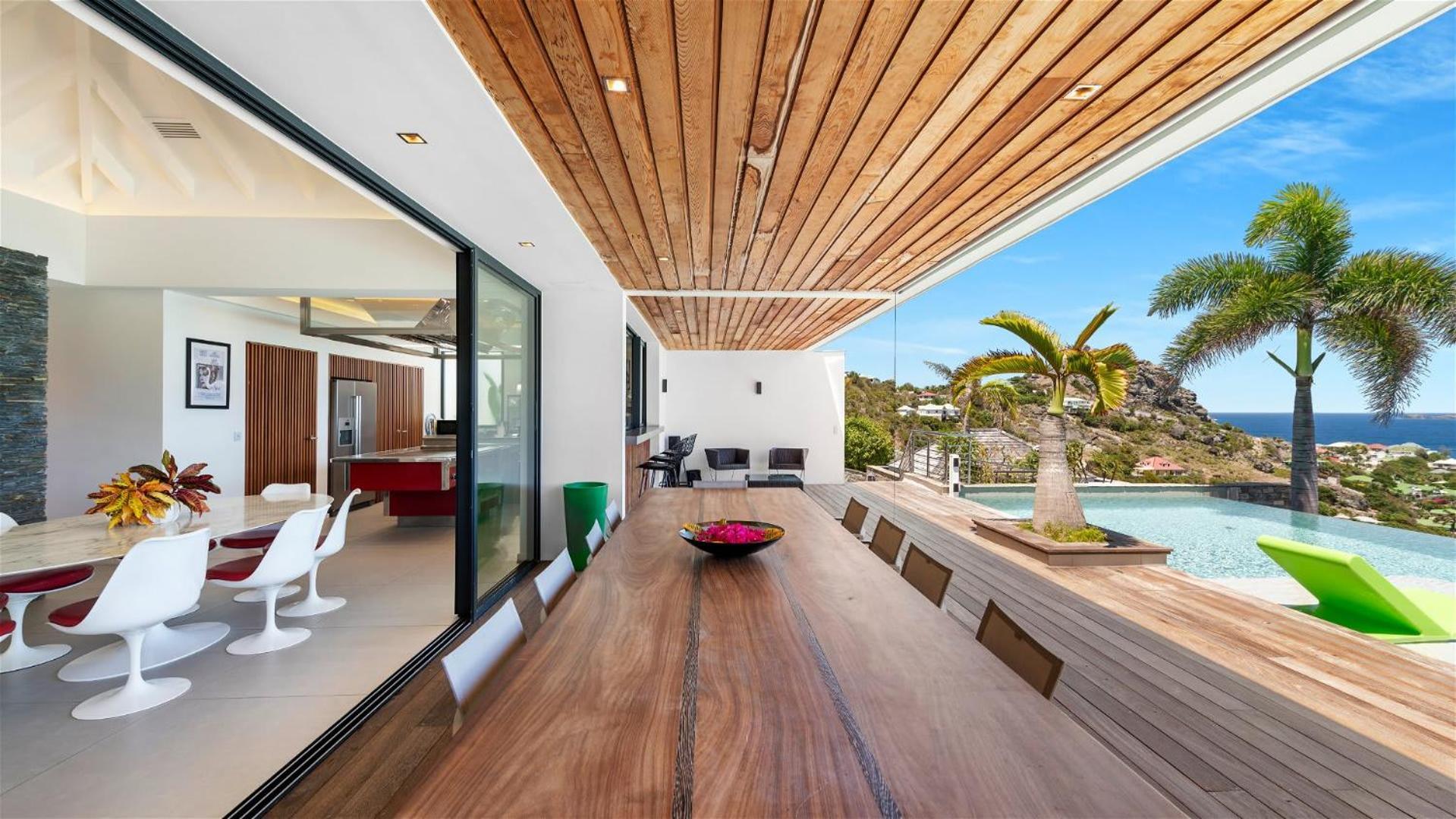 Villa Architecture Jewel Set On A Hillside à St. Barthelemy Extérieur photo