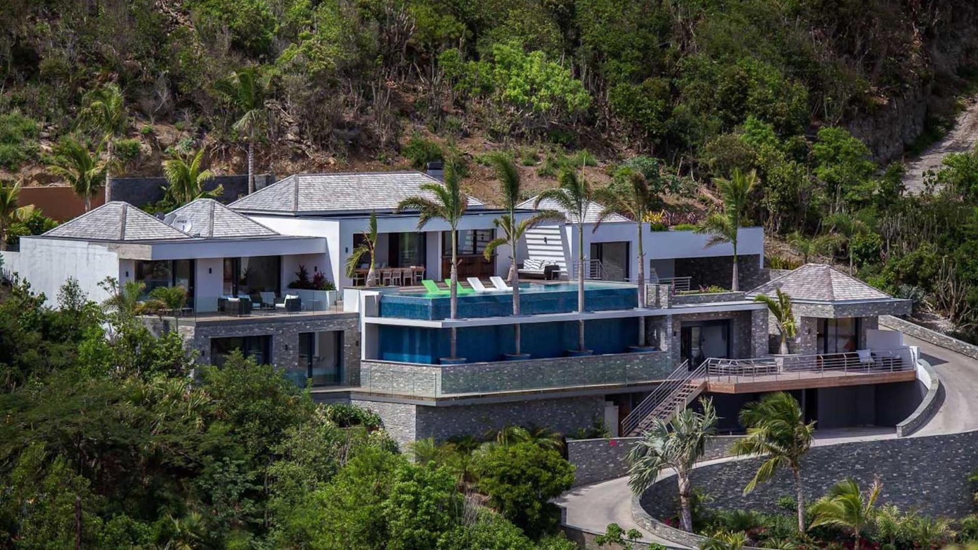 Villa Architecture Jewel Set On A Hillside à St. Barthelemy Extérieur photo