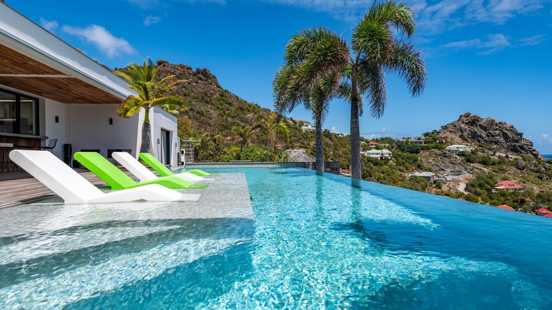 Villa Architecture Jewel Set On A Hillside à St. Barthelemy Extérieur photo