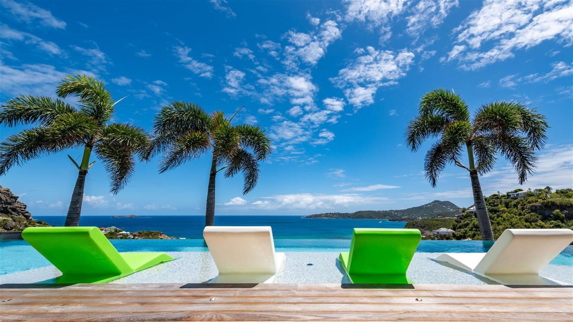 Villa Architecture Jewel Set On A Hillside à St. Barthelemy Extérieur photo