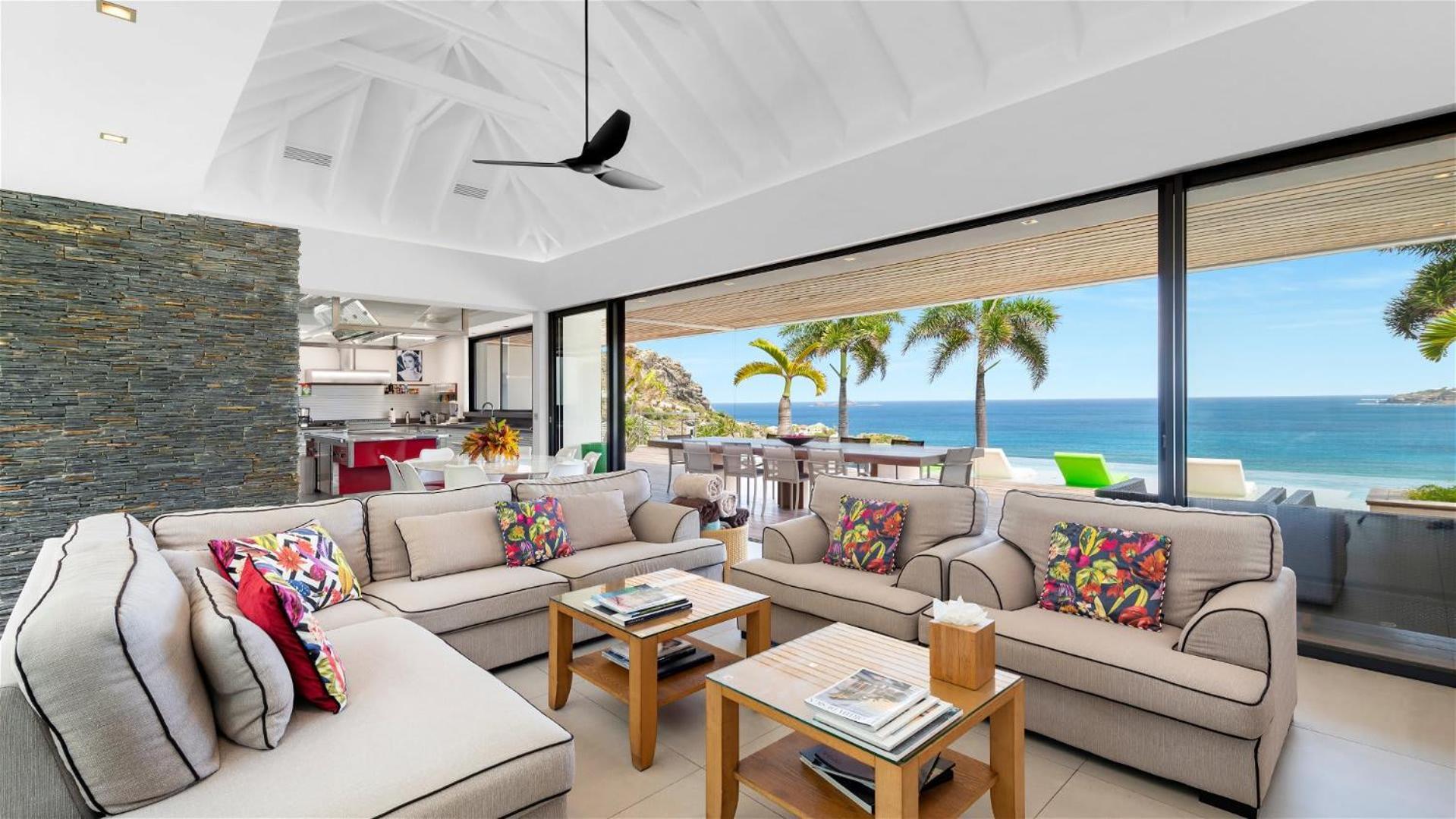 Villa Architecture Jewel Set On A Hillside à St. Barthelemy Extérieur photo