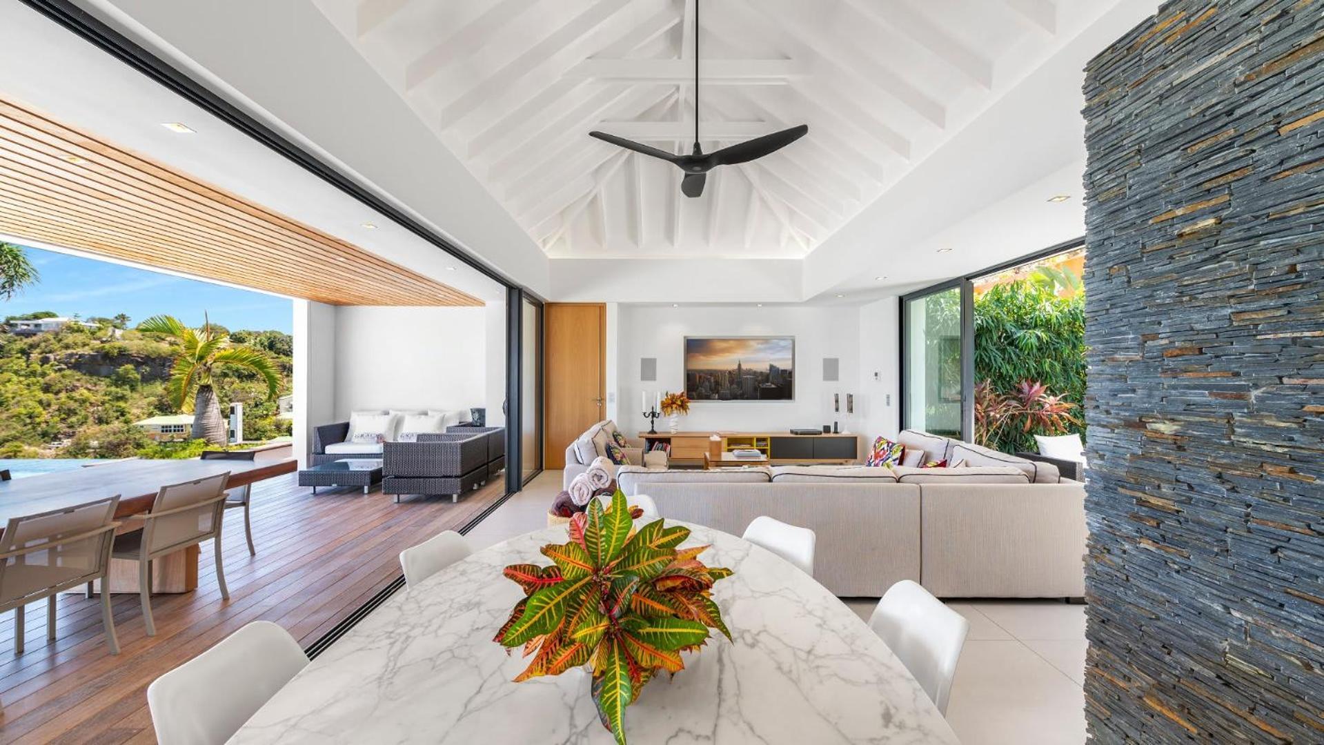 Villa Architecture Jewel Set On A Hillside à St. Barthelemy Extérieur photo