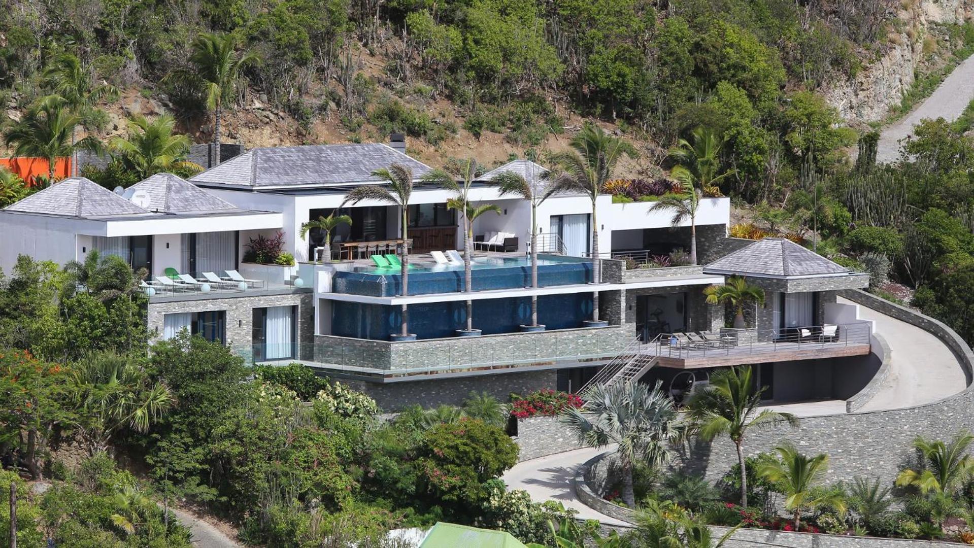 Villa Architecture Jewel Set On A Hillside à St. Barthelemy Extérieur photo
